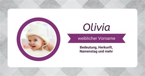 olivia namenstag|Olivia Name mit Bedeutung, Herkunft und mehr